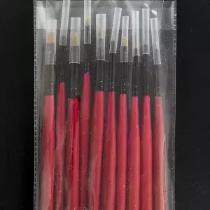 SET DE 10 PINCELES ROJA PARIS NIGHT