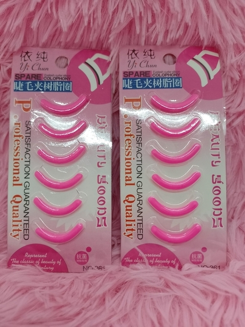 Gomitas de Repuesto Para Arqueador de Pestañas x6