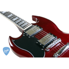 VINTAGE VS6 SG G400 Cherry Guitarra Electrica Zurdos + Wilkinson + Grover en internet