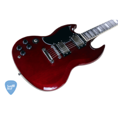 Imagen de VINTAGE VS6 SG G400 Cherry Guitarra Electrica Zurdos + Wilkinson + Grover