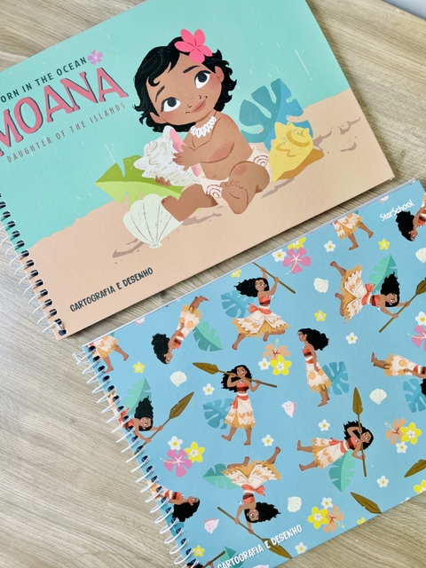 ￼Caderno de Desenho Cartografia Moana