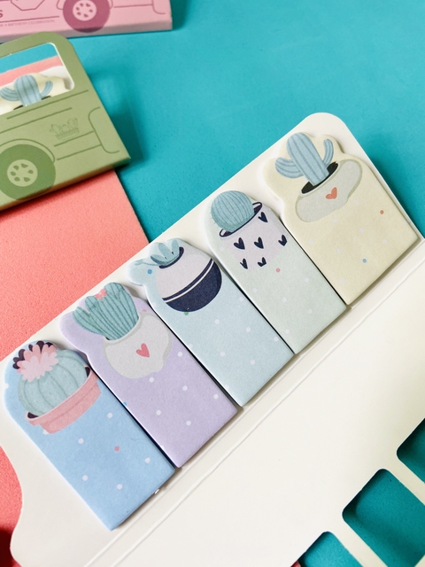 Bloco adesivo Marcador Cacto