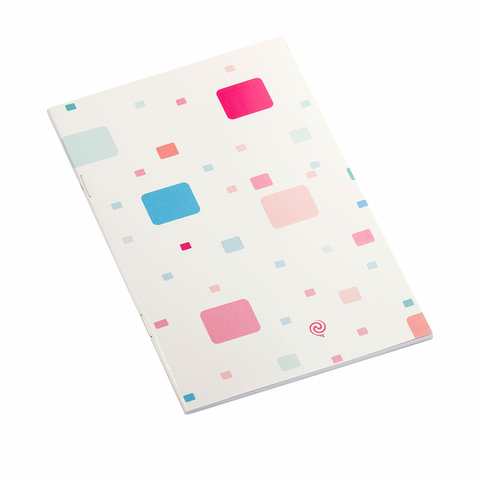 ￼CADERNETA GRAMPEADA TUTTI FRUTTI - 40 FOLHAS - BRW