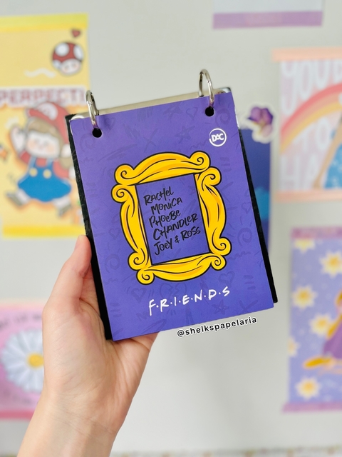 Porta Fichas Argolado DAC Friends c/ 80 fls