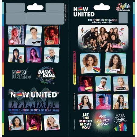ADESIVO DECORADO DUPLO NOW UNITED - comprar online
