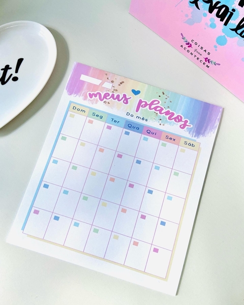 Bloco de planejamento TYE DYE - comprar online