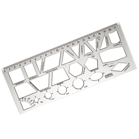 ￼RÉGUA GEOMÉTRICA WALEU