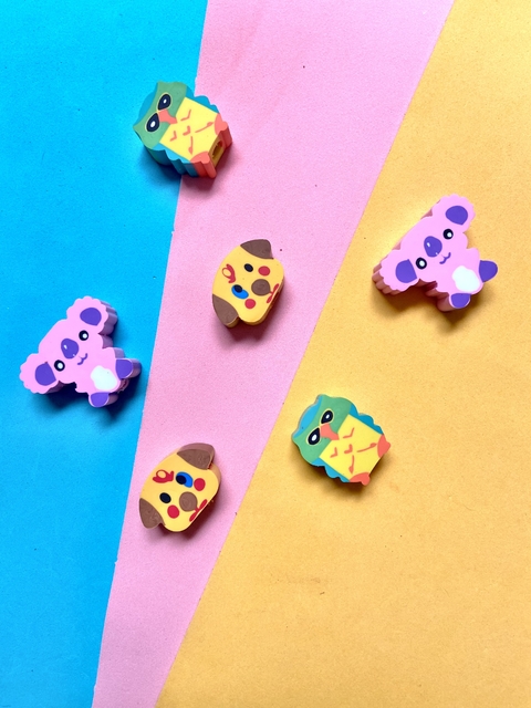 Borracha ponteira formas sortidas Leonora