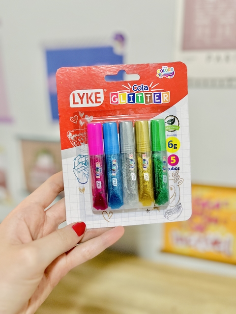 COLA GLITTER LYKE C/ 5 UNIDADES