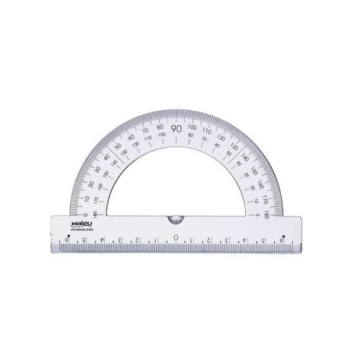 Transferidor 180 graus Waleu