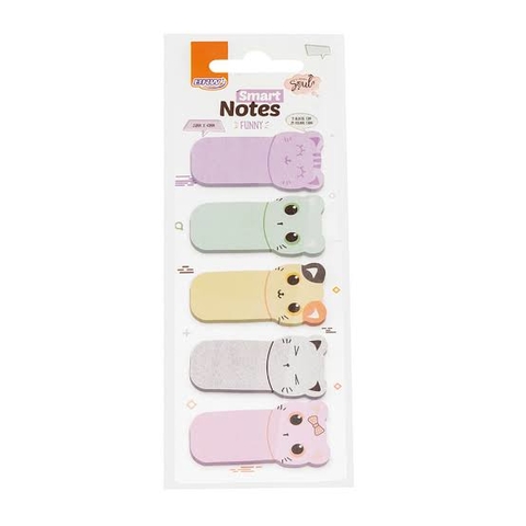 MARCADOR DE PÁGINA SMART NOTES FUNNY 23X45MM - BIC