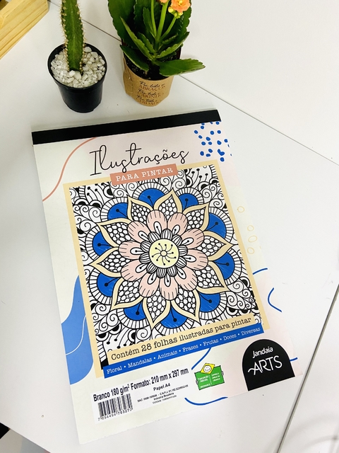 Bloco de Ilustração A4 Branco 180g 28 Folhas – Jandaia Arts - comprar online