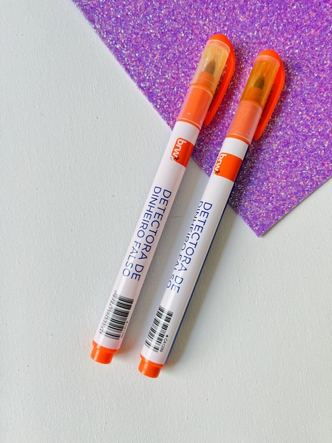 Caneta detectora de dinheiro falso