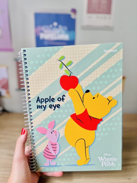 ￼Caderno 1 Matéria Universitário Ursinho Pooh