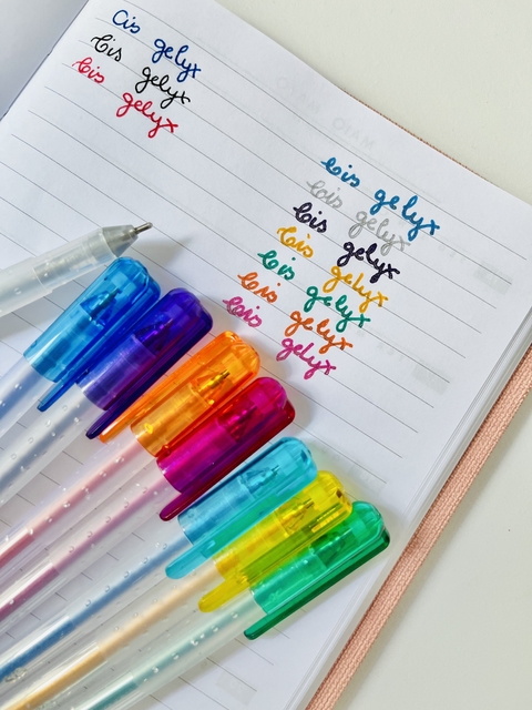 CANETA GEL CIS GELYX GLITTER 1.0MM