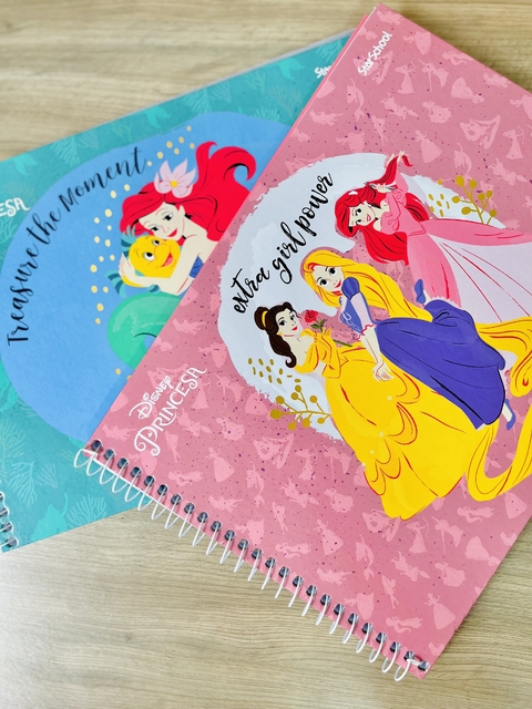 Caderno de desenho cartografia Princesas Disney