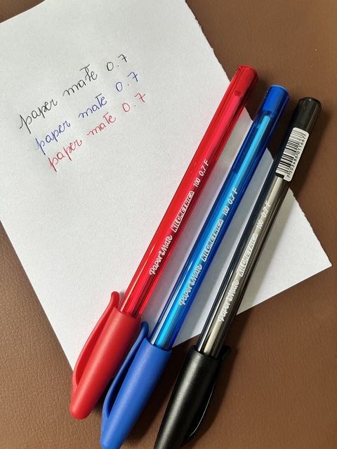 Caneta Esferográfica colorida Paper mate 0.7