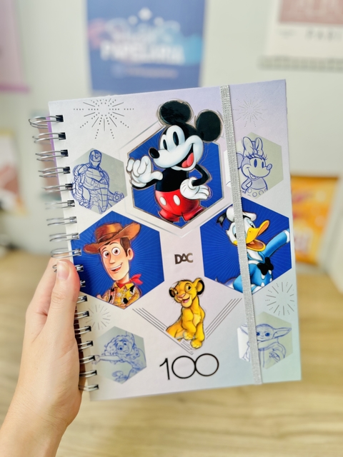 Caderno Smart Colegial Disney 100 anos DAC