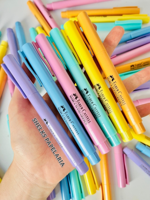Marca Texto Faber Castell Grifpen Tons Pasteis