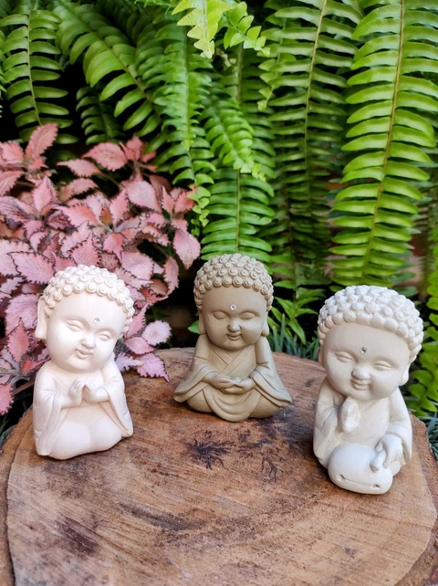 TRIO MINI BUDAS - GRATIDÃO, SABEDORIA, HARMONIA