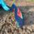Kite DUOTONE 7m Dice 2019 en la playa, con colores brillantes y diseño moderno.