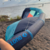 Kite DUOTONE 7m Dice 2019 en la playa, con colores brillantes y diseño moderno.