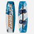 Tabla de kitesurf de la marca ELEVEIGHT con diseño azul y detalles de olas, equipada con straps AIRGO V4 y quillas G10. ELEVEIGHT PROCESS V8 2025 PERFORMANCE FREE RIDE