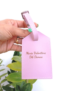 Tag / Etiqueta de Mala Personalizada com Nome na internet