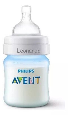 Mamadeira AVENT clássica ANTICÓLICA 125ML Personalizada - Azul + Bico Extra - comprar online