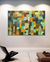QUADRO ABSTRATO POLICROMIA - Priscila Rodrigues | Quadros Exclusivos