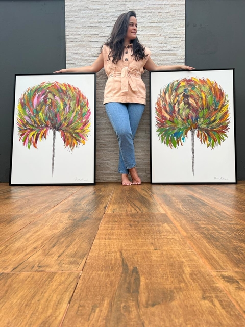 Quadro dupla de Ipês