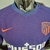 Camisa Atlético de Madrid Away 21/22 Jogador Nike Masculina - Azul Escuro e Pinceladas Vermelho Alaranjado - comprar online