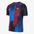 Camisa Barcelona Pré Jogo 21/22 Torcedor Nike Masculina - Vermelho e Azul