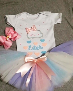 Bory personalizado chuva de bênçãos e saia de tule - comprar online