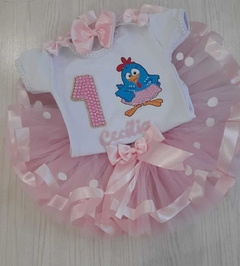 Bory tematico e saia de tule - comprar online