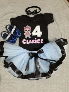 Bory personalizado e saia de tule - comprar online