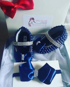 Sapatinho customizados em perola