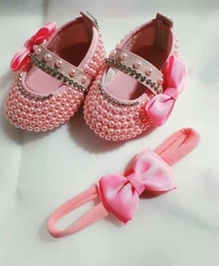 Sapatinho customizados em perola - comprar online