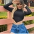 Cropped bico Milena