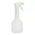 Borrifador de 500ml na cor branca, ideal para aplicação de líquidos.