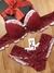 Conjunto de Babadinhos Vermelho