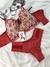 Conjunto Maylove Nude Vermelho