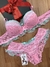 Conjunto de Babadinhos Rosa