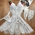 Camisola Flower Branca - SEVEN LINGERIE