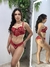 Imagem do Conjunto de Renda Guipir Vermelho