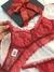 Conjunto Beijo Vermelho