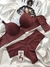 Conjunto Bojo Liso Marsala - SEVEN LINGERIE