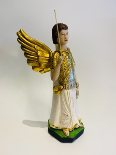 SÃO RAFAEL ARCANJO COLORIDO 30CM - loja online