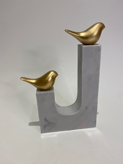 ESCULTURA PASSARO EM POLIRESINA - comprar online