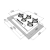 Fogão Cooktop Franke Glass 5 Bocas Gás FHG 755 4G 750x520 mm - loja online
